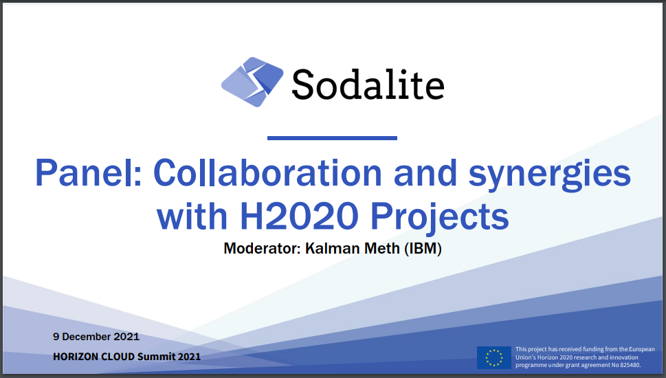 Collaboration and synergies with H2020 Projects - PPT Cover